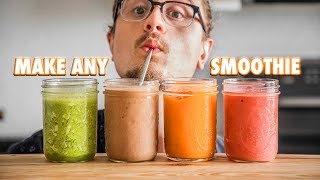 The Easy Guide On Making Just About Any Smoothie [upl. by Uella]