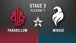 Parabellum vs Mirage  North American League 2022  Stage 3  Playday 7 [upl. by Moule]