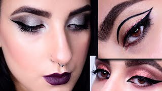 Cómo delinear los ojos 👀 6 delineados diferentes  Tutorial de maquillaje [upl. by Smada]