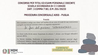 Lezione simulata concorso ordscuola 2024 cdc scientifica A050lezionesimulata concorsoscuola [upl. by Hcone]