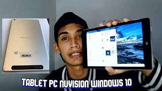 Tablet pc nuvision 2021 windows 10 de escritorio en Tablet [upl. by Amek]