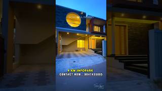 Kakkanad thevakkal 5 cent 2300 sqft 3bhk architectural house 116 cr trending properties shrots [upl. by Idhem]