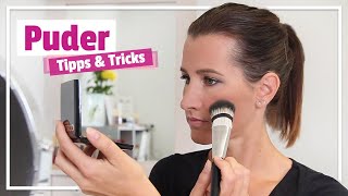 Puder Tipps damit dein Make Up den ganzen Tag hält [upl. by Kila]