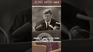 JFK’s Peace ☮️ Speech [upl. by Biddie]