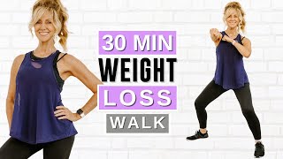 30 Minute WEIGHT LOSS Walking Workout For Women Over 50 [upl. by Repinuj]