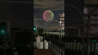 FIREWORKS ARAKAWA RIVER KITA KU TOKYO JAPAN [upl. by Marzi387]