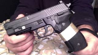 Sig Sauer P226 MK25 US Navy Seals 9mm Pistol Overview Texas Gun Blog [upl. by Nowujalo471]