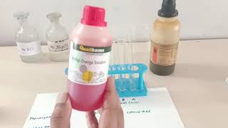 Acid Bases Indicator Test  Chemistry Demonstration  Grade 712 [upl. by Ahsonek968]