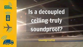 Soundproofing a ceiling  does decoupling really work [upl. by Gilbert]