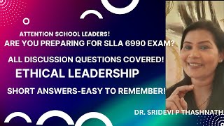 12 DEC 24 IV ETHICAL LEADERSHIP SLLA 6990 VERY SHORT AND EASY ANSWERS [upl. by Jorgensen985]