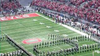 Ohio State Marching Band performs quotScript Ohioquot [upl. by Lerret]