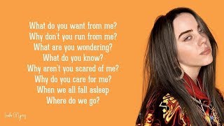 Billie Eilish  bury a friend Lyrics [upl. by Ecneps]