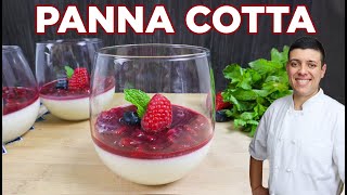 Classic Panna Cotta Recipe  One of the Easiest Italian Desserts by Lounging with Lenny [upl. by Eedyak]