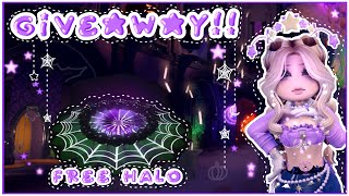 HALO GIVEAWAY ROYALE HIGH GIVEAWAY ROYALE HIGH ROBLOX [upl. by Samuella814]