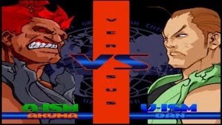 Street Fighter Alpha 3  Akuma vs Dan Hard AI Arcade Mode SFA3 Zero III [upl. by Ahsyat]