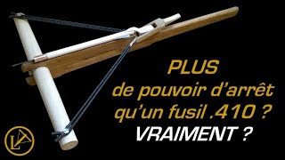 Cette Arbalète a PLUS de Puissance dArrêt quun Fusil 410 [upl. by Steffy]