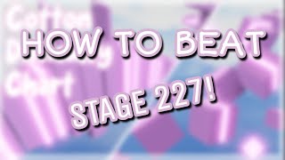 How to beat stage 227 in Cottons Difficulty Chart Obby [upl. by Vinni789]