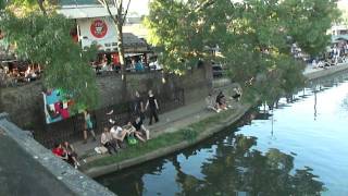 Camden Lock Canal scene Camden Town London UK  2nd October 2011 [upl. by Assirok]