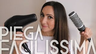 piegaFACILISSIMA in 5 minuti spazzola e phon  Capelli brillanti  AnnalisaSuperStar [upl. by Verdie]