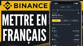 Comment Mettre Binance En Français 2024 [upl. by Jeremy]