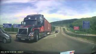 Volvo Truck and automatic braking system [upl. by Vi580]