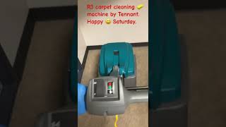 R3 carpet cleaning 🧼 machine by Tennant Happy 😄 Saturday [upl. by Morley]