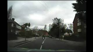 UK police vehicles deliberately ram moped thieves [upl. by Secnarfyram]