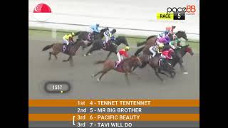 20240106  Race 5 Singapore Kranji Horse Racing Highlights  Pace88 Horse [upl. by Edmondo]