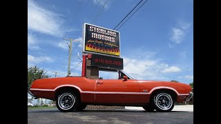 1972 Olds 442 Convertible with Hurst His amp Hers Shifter [upl. by Emmalynne]