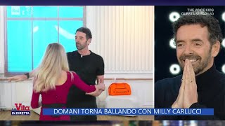 Ballando Alberto Matano le prove da ballerino per una notte  La Vita in diretta 22112024 [upl. by Acsisnarf242]