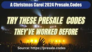 A Christmas Carol presale codes 2024 [upl. by Shifrah544]