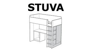 How to assemble the STUVA storage unit [upl. by Buiron]