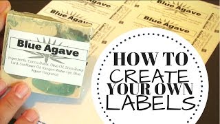 HOW I CREATE MY LABELS [upl. by Lieberman]