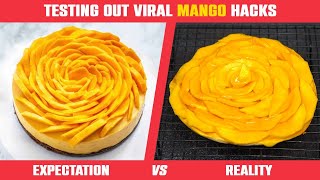 Testing Viral Mango Hacks  Testing Out Viral Food Hacks From Instagram Reels HungerPlans [upl. by Garrott]