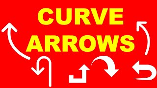 How To Draw Curved Arrow in Word  Microsoft [upl. by Timoteo]