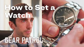 How to Set a Watch Correctly  Guide to Life [upl. by Anegue]