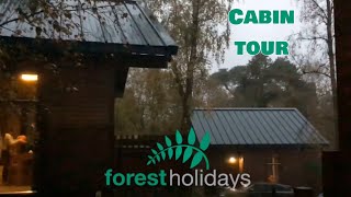 FOREST HOLIDAYS CABIN TOUR IN KELDY [upl. by Aicirtam63]