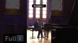 Performing Scriabin Etude on my recital🎹⬆️ [upl. by Masterson]