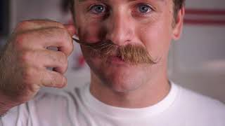 How Do You Use Death Grip Mustache Wax  Teaching Mens Grooming Moustache Handlebar Wax Tips [upl. by Gibbie]