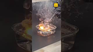 Sodium metal 🔥 Experiment 😱 short ToTacts [upl. by Ettevol]