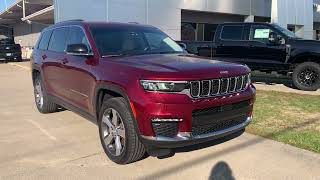 Used 2022 Jeep Grand Cherokee L Limited Walk Around 25967A [upl. by Minton387]