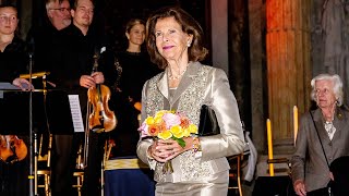 Queen Silvia at concert  The Story of the Vasa Ship  at the Royal Palace [upl. by Netsuj]