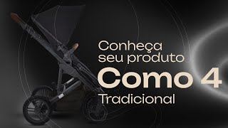 Conheça o carrinho de bebê Como 4 Tradicional  ABC Design Brasil [upl. by Emirak790]