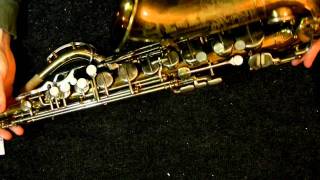 Repairmans Overview Martin Committee II Alto Saxophone [upl. by Weiner]