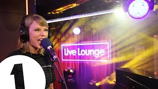 Taylor Swift covers Vance Joys Riptide in the Live Lounge [upl. by Hanavas]