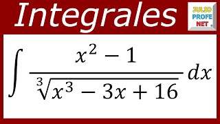 INTEGRACIÓN POR SUSTITUCIÓN  Ejercicio 13 [upl. by Gathers]