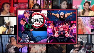 Demon Slayer  Season 2 OP 3 🔥🤩🤩  Reaction Mashup  🎧USE HEADPHONES🎧 [upl. by Merralee436]