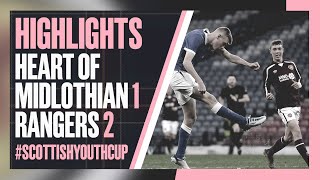 HIGHLIGHTS  Heart of Midlothian 12 Rangers  2022 Scottish Youth Cup Final [upl. by Adriane]