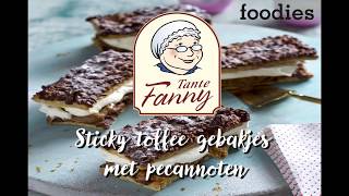 Sticky Toffee gebakjes met Tante Fanny Vers Bladerdeeg  Foodies Magazine [upl. by Emelin]