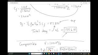 Example Comparing Drag Force in Laminar and Turbulent Conditions [upl. by Davis]